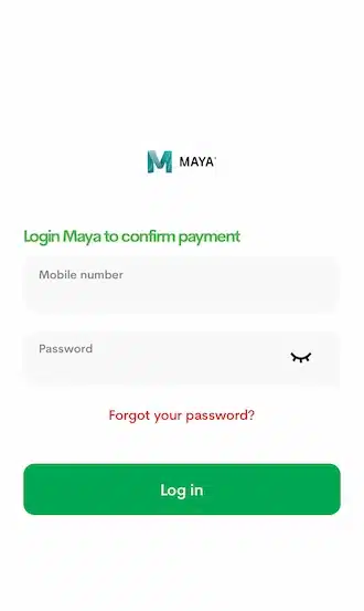 ?Step 3: enter your mobile number and password.