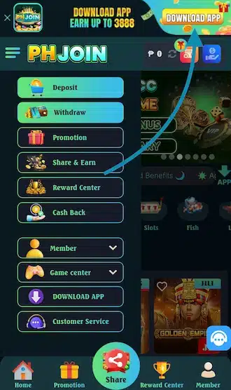 ?Step 1: Click the "Download App" button.