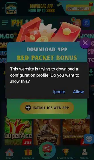 ?Step 3: Click "Allow" on the notification.