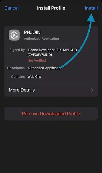 ?Step 4: Click "Install".