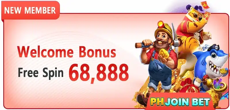 Welcome Bonus Free Spin 68,888
